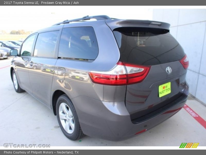 Predawn Gray Mica / Ash 2017 Toyota Sienna LE