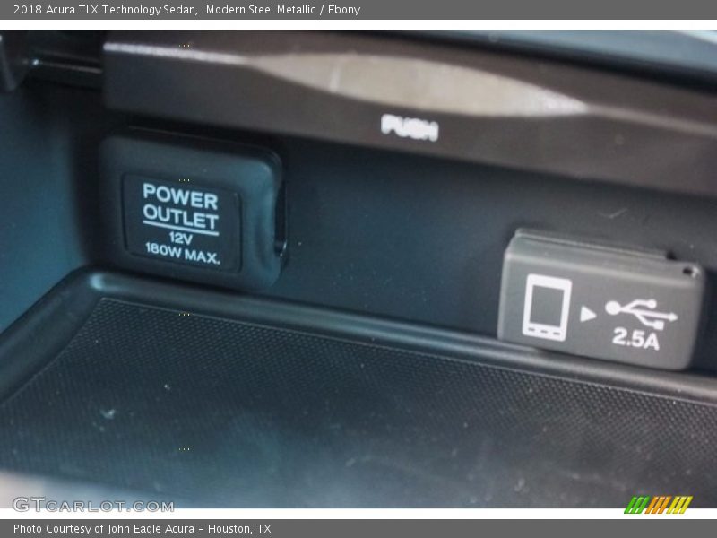 Modern Steel Metallic / Ebony 2018 Acura TLX Technology Sedan