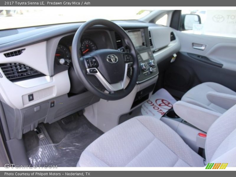 Predawn Gray Mica / Ash 2017 Toyota Sienna LE