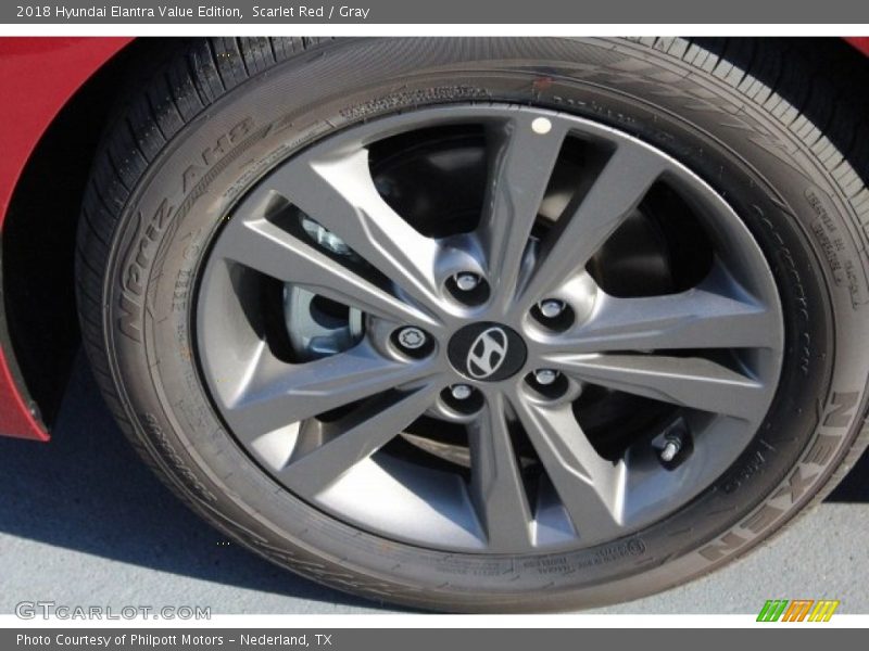 Scarlet Red / Gray 2018 Hyundai Elantra Value Edition