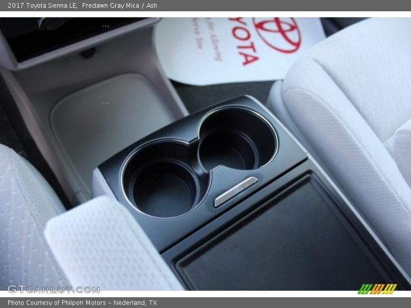 Predawn Gray Mica / Ash 2017 Toyota Sienna LE