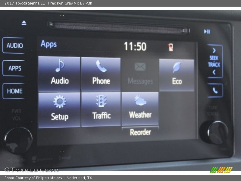 Predawn Gray Mica / Ash 2017 Toyota Sienna LE