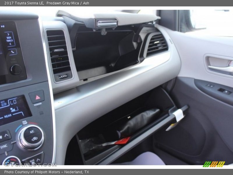 Predawn Gray Mica / Ash 2017 Toyota Sienna LE