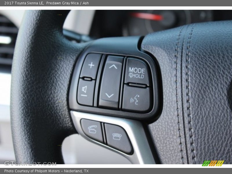 Predawn Gray Mica / Ash 2017 Toyota Sienna LE