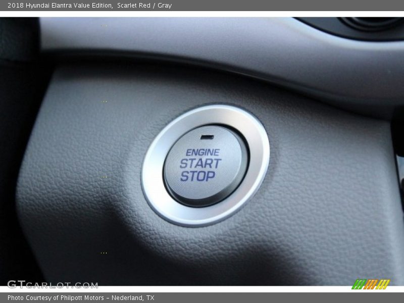 Scarlet Red / Gray 2018 Hyundai Elantra Value Edition