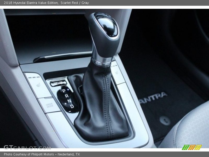 Scarlet Red / Gray 2018 Hyundai Elantra Value Edition