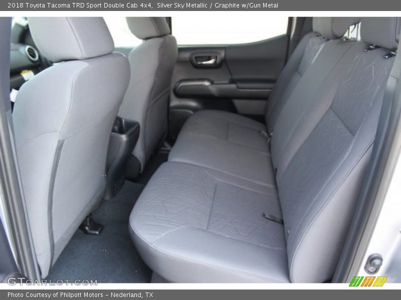 Rear Seat of 2018 Tacoma TRD Sport Double Cab 4x4