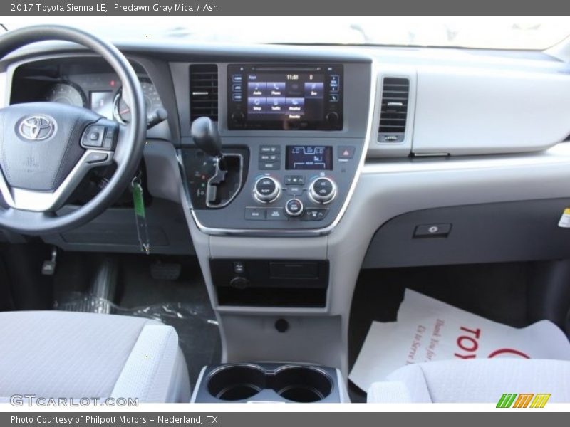 Predawn Gray Mica / Ash 2017 Toyota Sienna LE