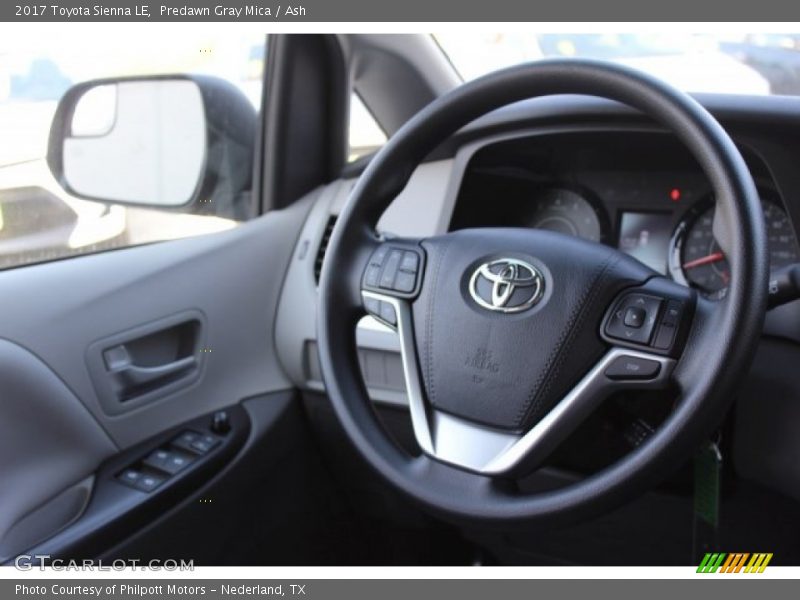 Predawn Gray Mica / Ash 2017 Toyota Sienna LE
