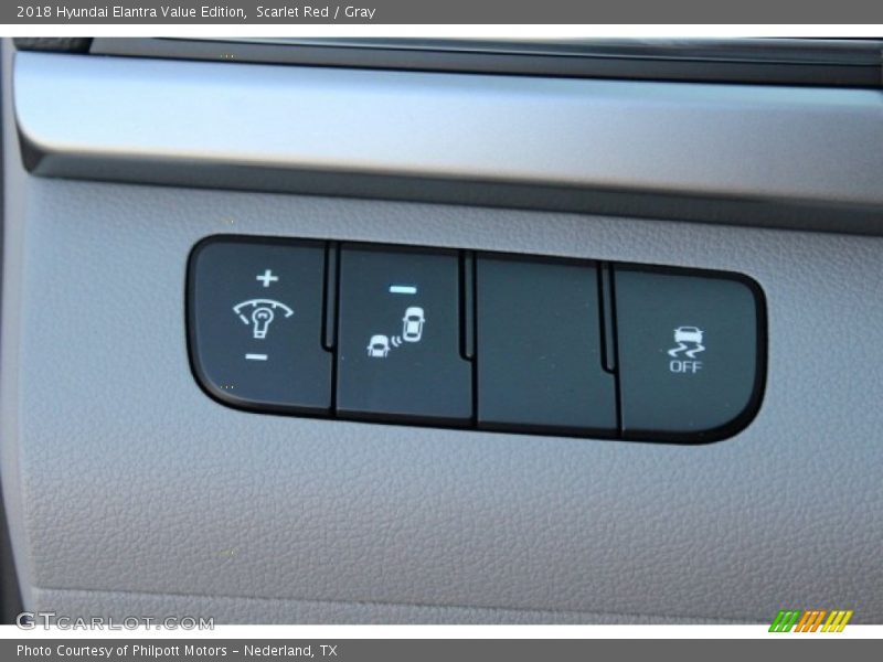 Scarlet Red / Gray 2018 Hyundai Elantra Value Edition