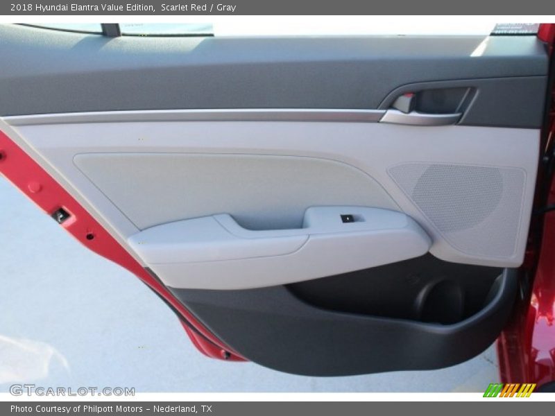 Scarlet Red / Gray 2018 Hyundai Elantra Value Edition