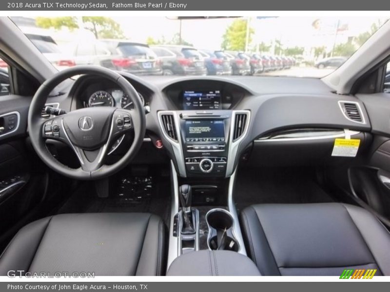 Fathom Blue Pearl / Ebony 2018 Acura TLX Technology Sedan