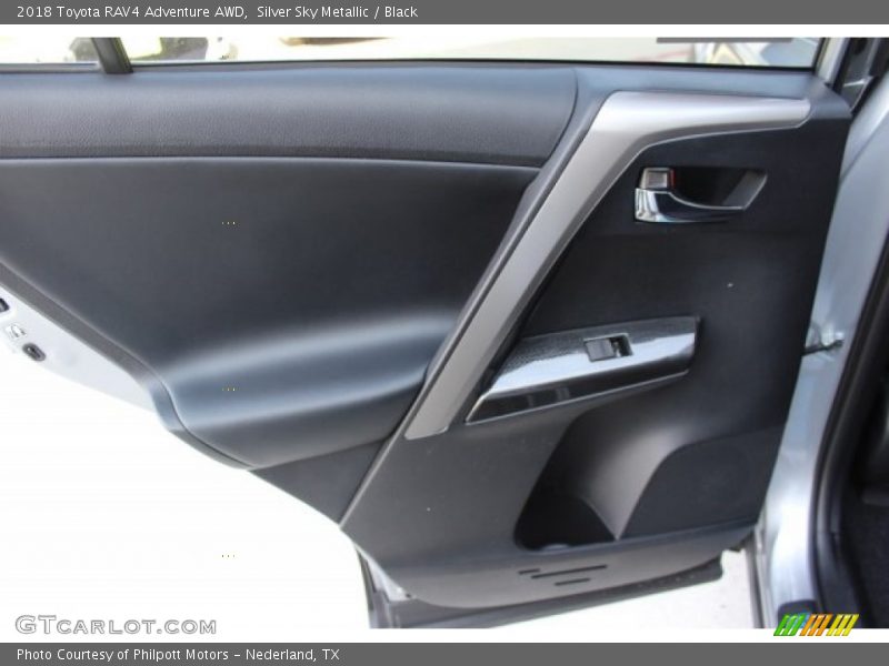 Silver Sky Metallic / Black 2018 Toyota RAV4 Adventure AWD