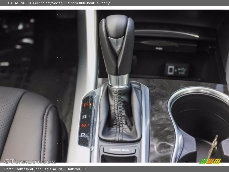 Fathom Blue Pearl / Ebony 2018 Acura TLX Technology Sedan