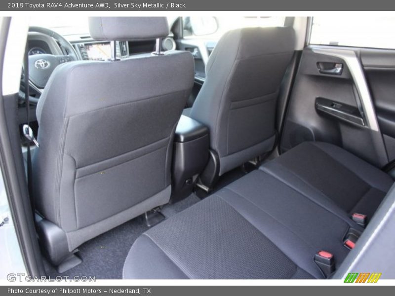 Silver Sky Metallic / Black 2018 Toyota RAV4 Adventure AWD