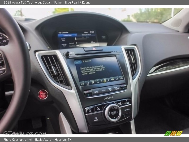 Fathom Blue Pearl / Ebony 2018 Acura TLX Technology Sedan