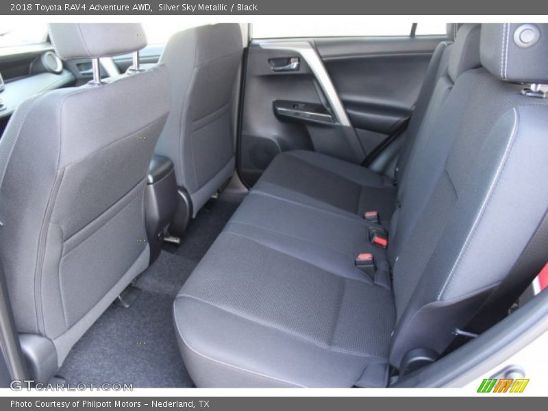 Silver Sky Metallic / Black 2018 Toyota RAV4 Adventure AWD