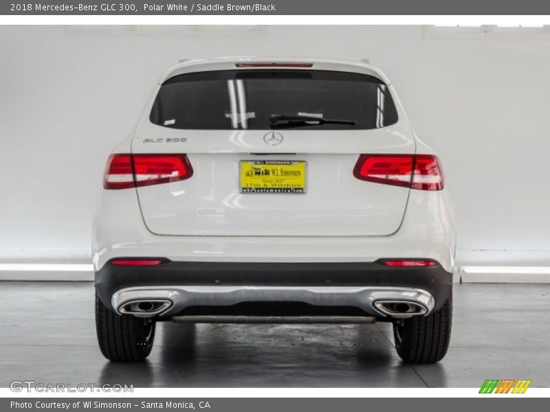 Polar White / Saddle Brown/Black 2018 Mercedes-Benz GLC 300