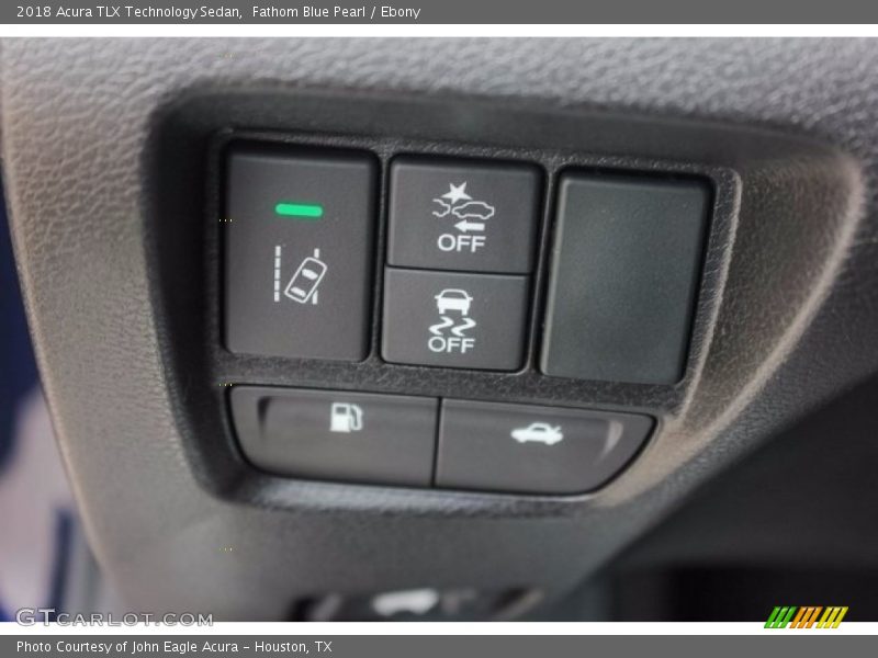 Fathom Blue Pearl / Ebony 2018 Acura TLX Technology Sedan
