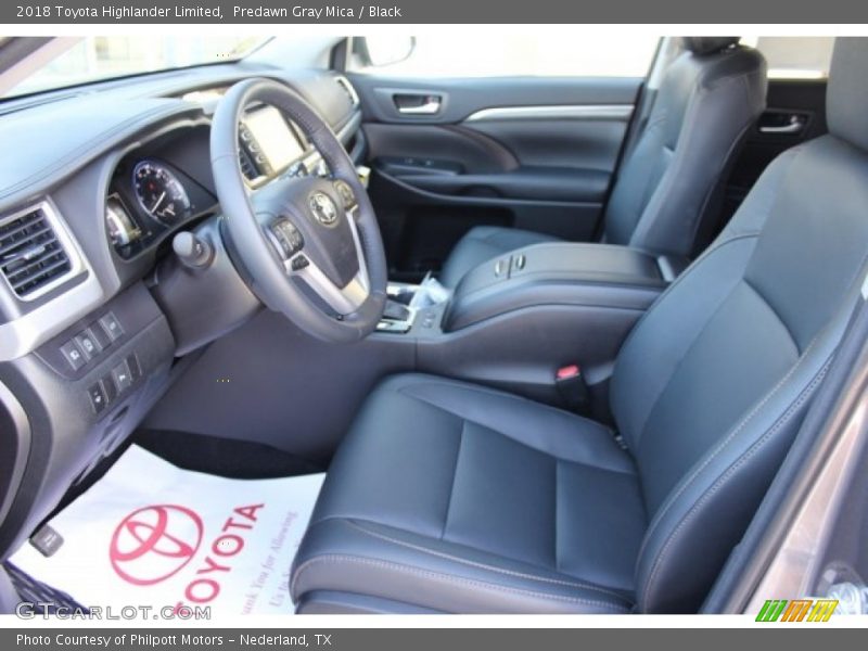 Predawn Gray Mica / Black 2018 Toyota Highlander Limited