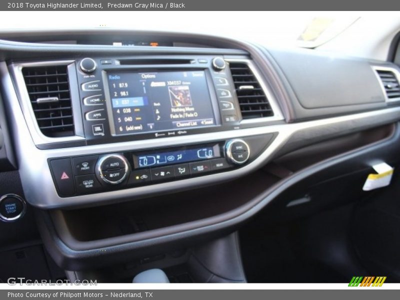 Predawn Gray Mica / Black 2018 Toyota Highlander Limited