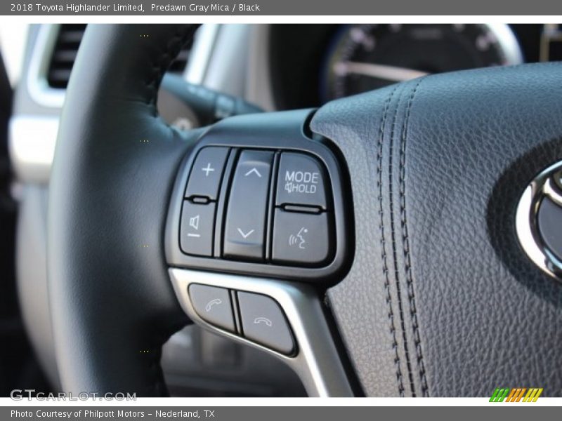 Predawn Gray Mica / Black 2018 Toyota Highlander Limited