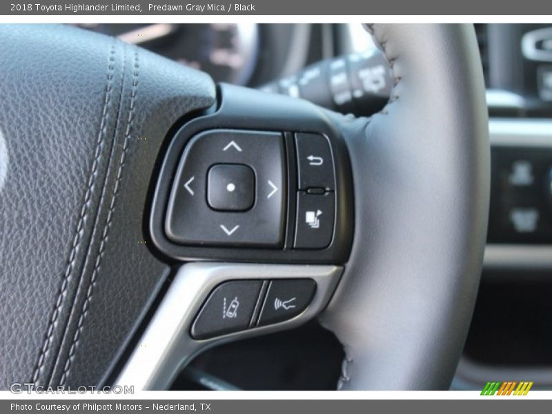 Predawn Gray Mica / Black 2018 Toyota Highlander Limited