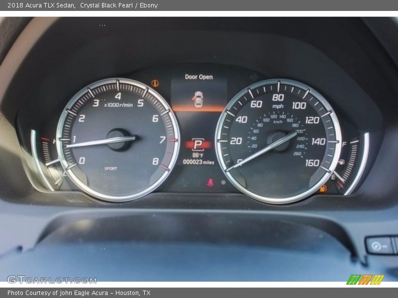 Crystal Black Pearl / Ebony 2018 Acura TLX Sedan