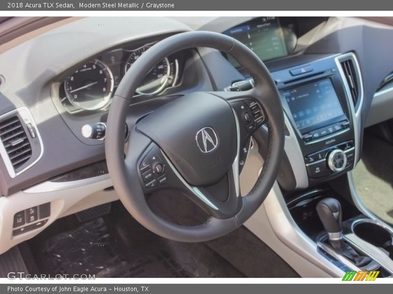 Modern Steel Metallic / Graystone 2018 Acura TLX Sedan