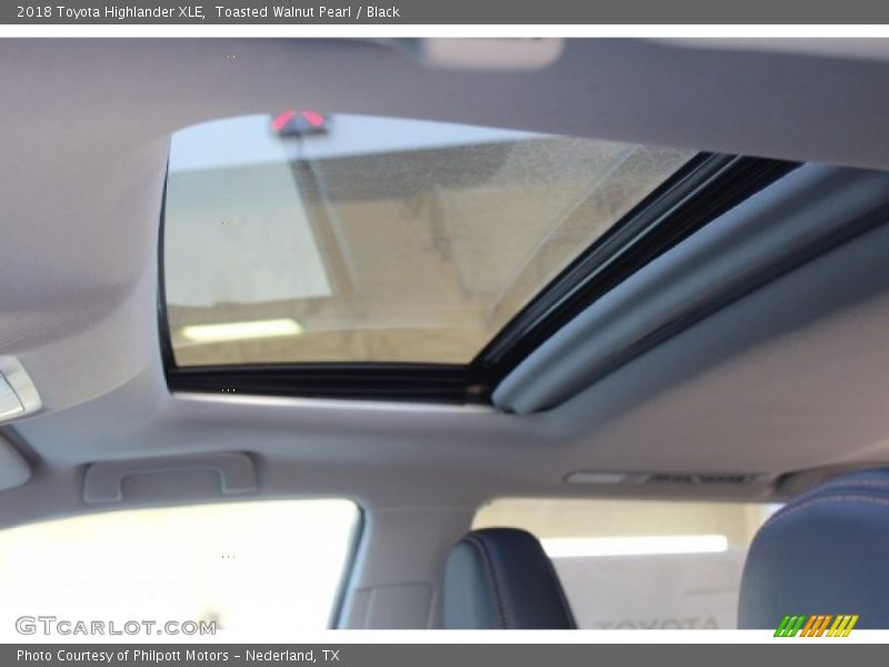 Toasted Walnut Pearl / Black 2018 Toyota Highlander XLE
