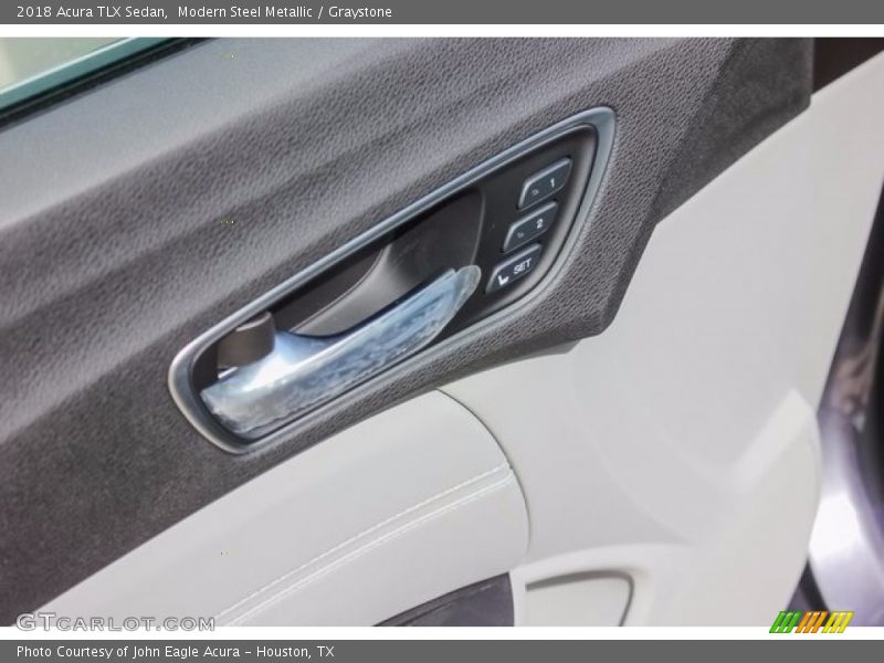 Modern Steel Metallic / Graystone 2018 Acura TLX Sedan