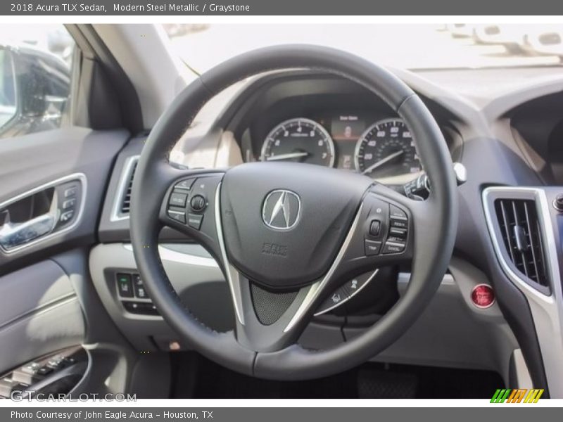 Modern Steel Metallic / Graystone 2018 Acura TLX Sedan