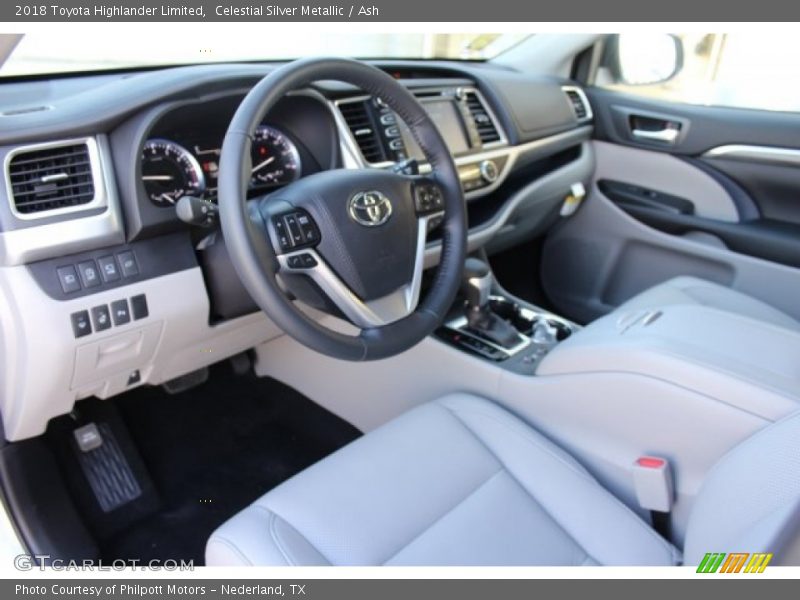 Celestial Silver Metallic / Ash 2018 Toyota Highlander Limited