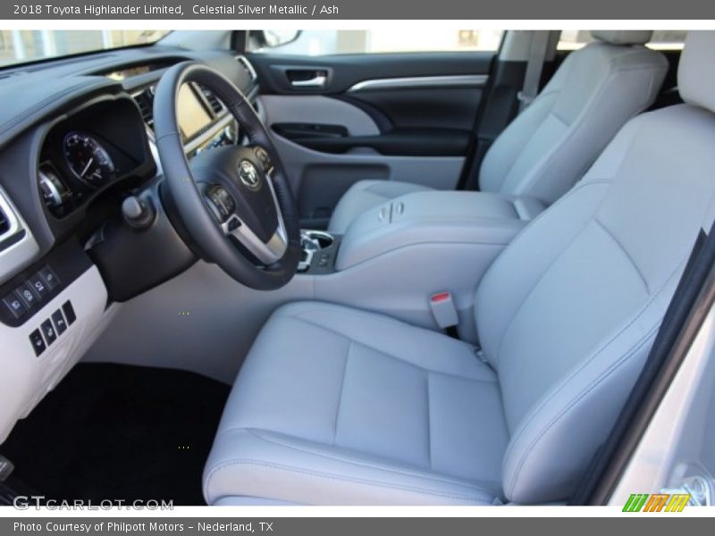 Celestial Silver Metallic / Ash 2018 Toyota Highlander Limited