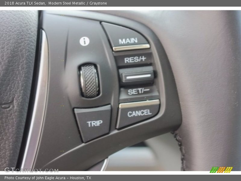 Modern Steel Metallic / Graystone 2018 Acura TLX Sedan