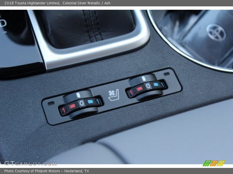 Celestial Silver Metallic / Ash 2018 Toyota Highlander Limited