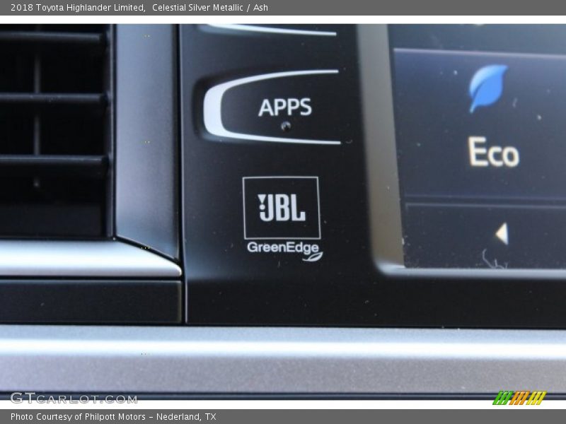 Celestial Silver Metallic / Ash 2018 Toyota Highlander Limited