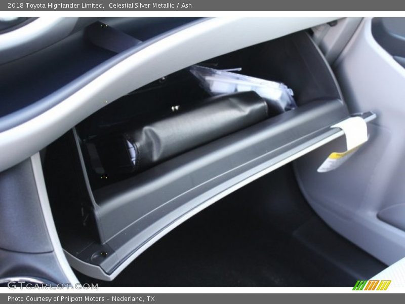 Celestial Silver Metallic / Ash 2018 Toyota Highlander Limited