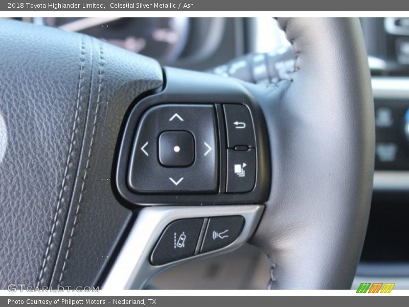 Celestial Silver Metallic / Ash 2018 Toyota Highlander Limited