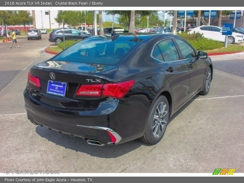 Crystal Black Pearl / Ebony 2018 Acura TLX V6 Sedan