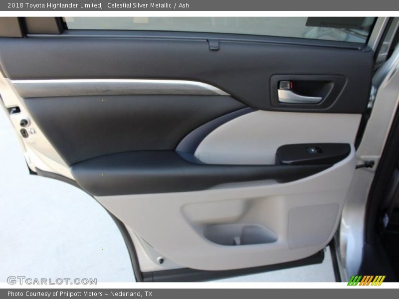 Celestial Silver Metallic / Ash 2018 Toyota Highlander Limited