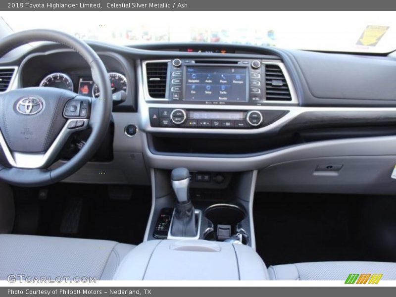 Celestial Silver Metallic / Ash 2018 Toyota Highlander Limited