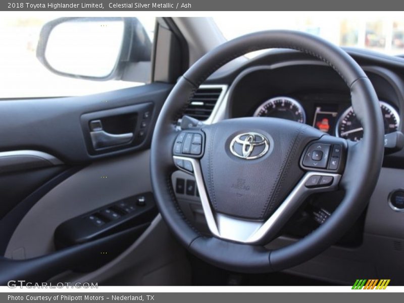 Celestial Silver Metallic / Ash 2018 Toyota Highlander Limited