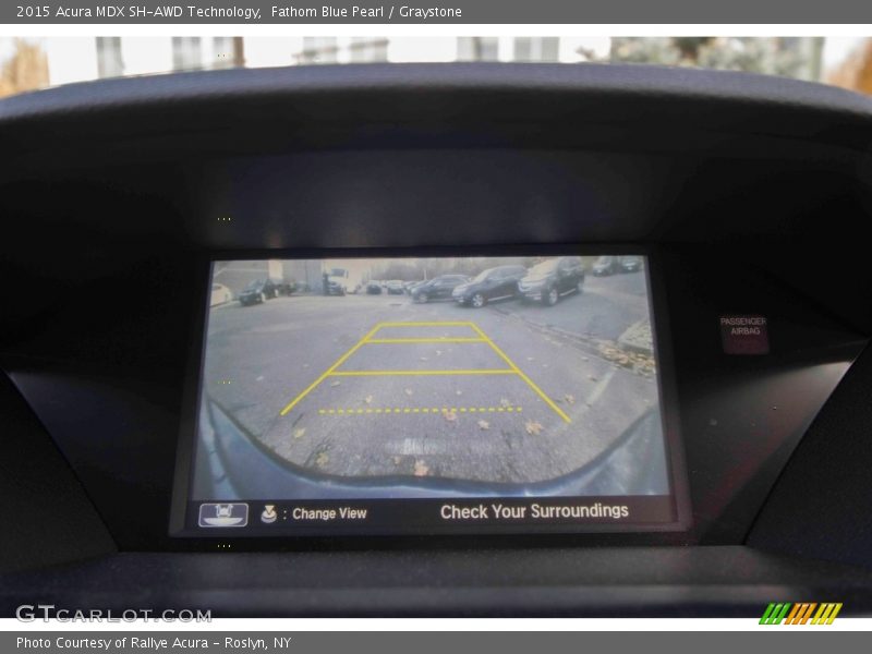 Fathom Blue Pearl / Graystone 2015 Acura MDX SH-AWD Technology