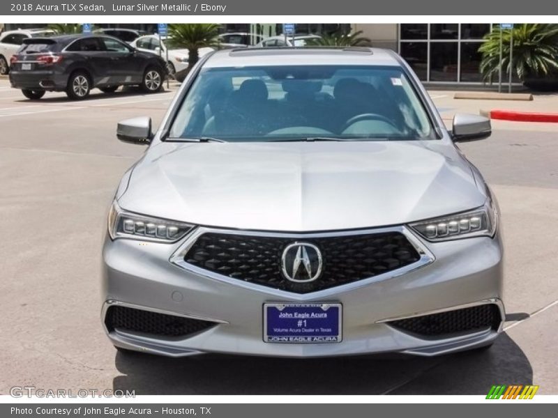 Lunar Silver Metallic / Ebony 2018 Acura TLX Sedan