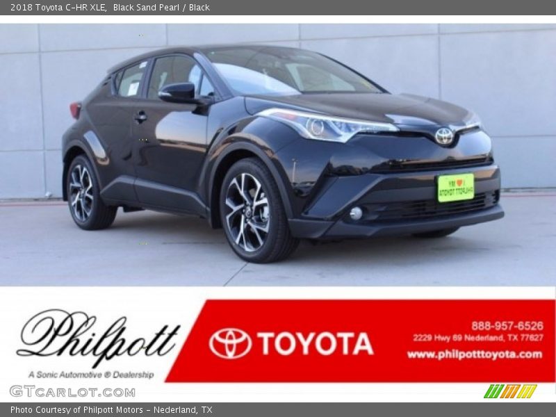 Black Sand Pearl / Black 2018 Toyota C-HR XLE