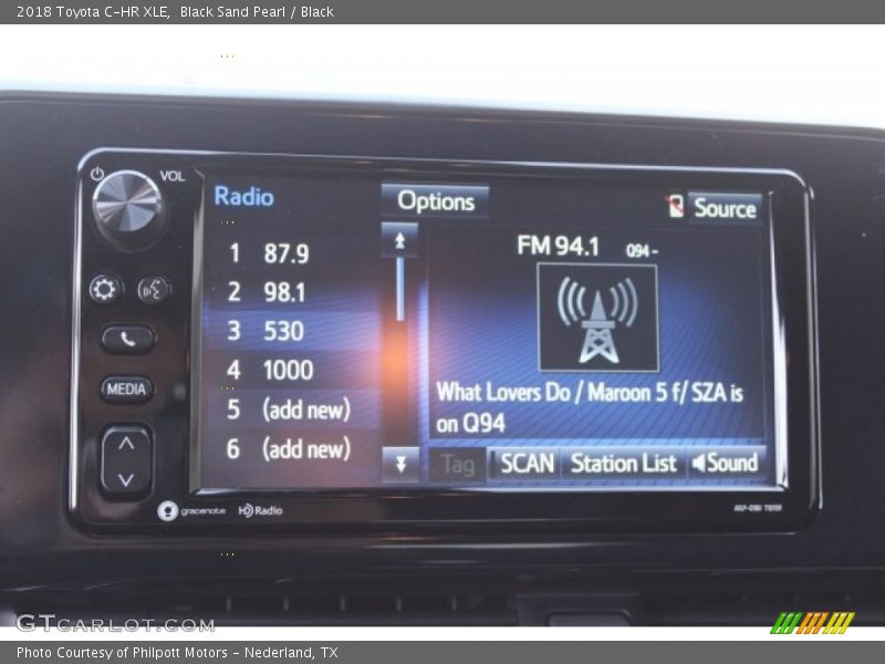 Black Sand Pearl / Black 2018 Toyota C-HR XLE