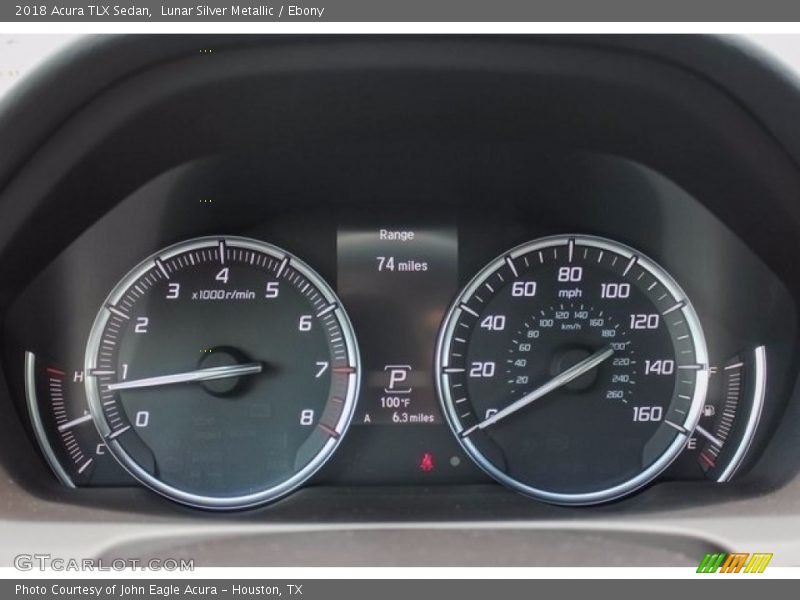 Lunar Silver Metallic / Ebony 2018 Acura TLX Sedan