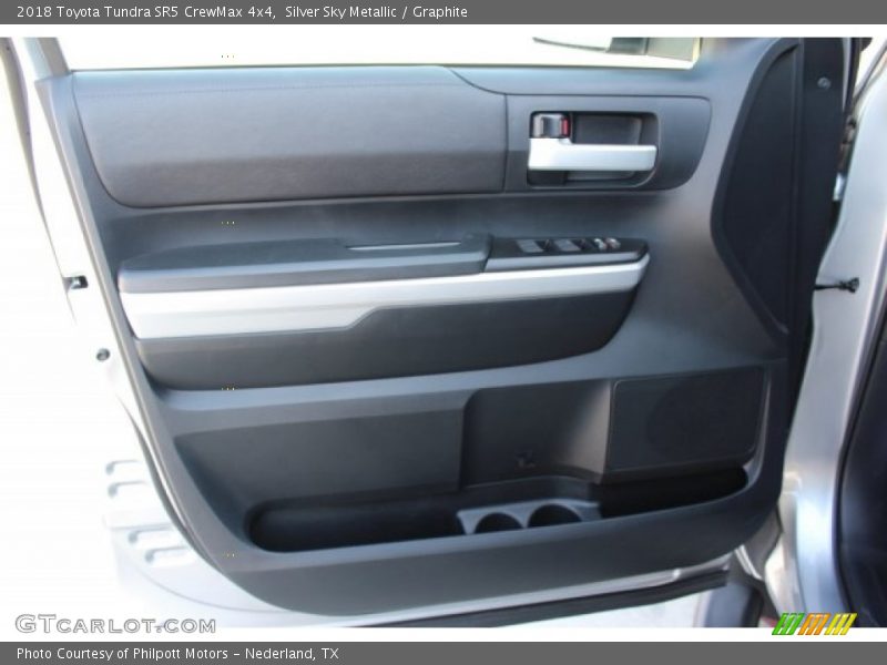 Silver Sky Metallic / Graphite 2018 Toyota Tundra SR5 CrewMax 4x4