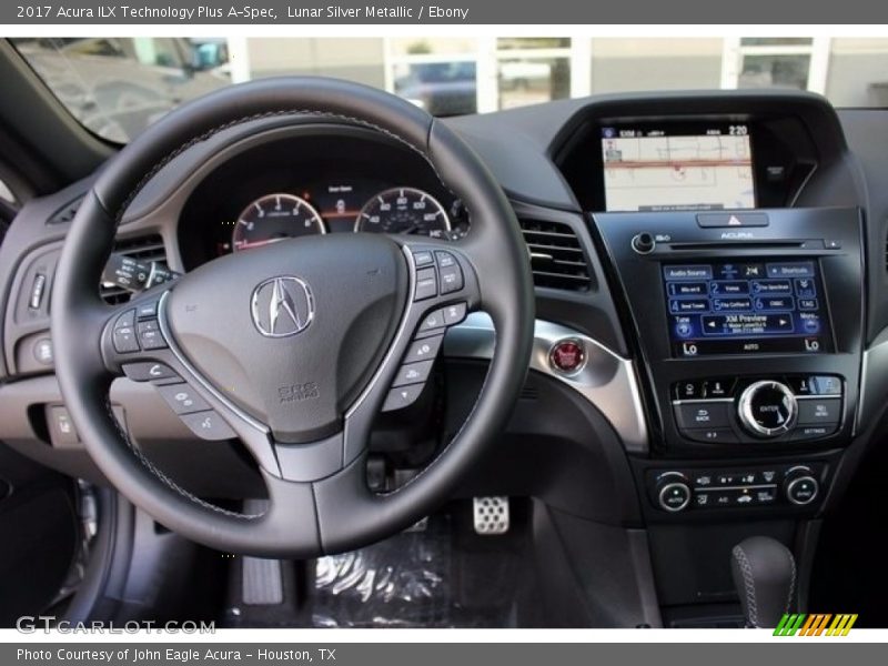 Lunar Silver Metallic / Ebony 2017 Acura ILX Technology Plus A-Spec